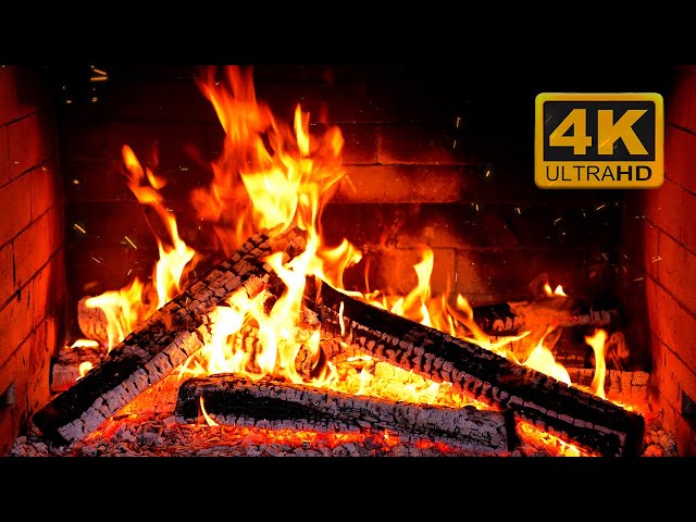 🔥 Fireplace 4K. Cozy Winter