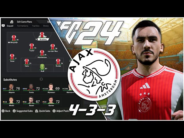 Francesco Farioli Ajax Tactics Recreated | EA FC 24