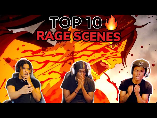 TOP 10 ANIME RAGE SCENES REACTION! | This was CRAZY!😱