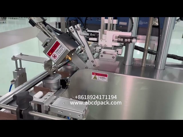 Vape juice tax stamp labeling machine Steuermarken-Stickmaschine für E-Liquids