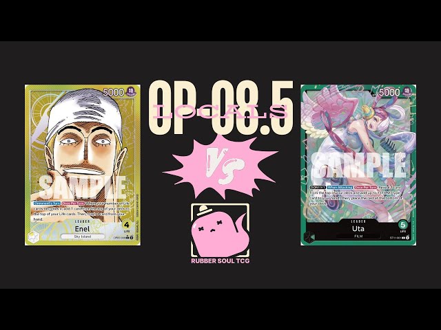 (OP08.5) OPTCG POV: Enel vs Uta! Asgard Games Locals! Round 3!