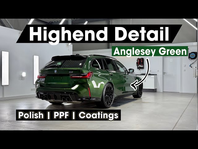 BMW M3 C Touring Anglesey Green || First Highend Detail || Polish + PPF + Coatings || Wheels Off