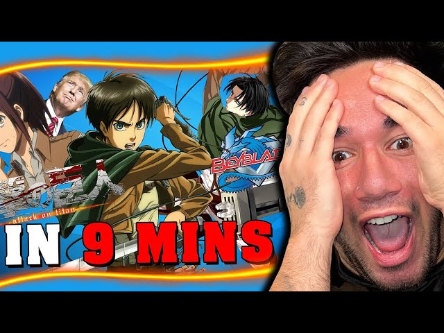 Attack on Titan IN 9 MINUTES (REACTION)