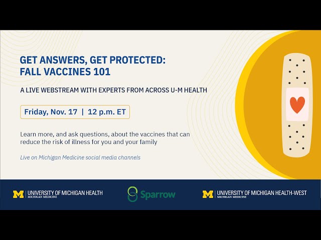 Get answers, get protected: Fall & winter vaccines 101