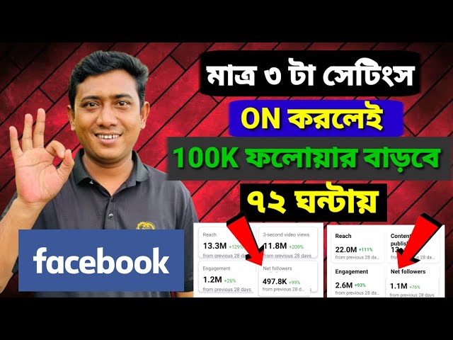 Facebook Followers বাড়ানোর উপায় | How To Get Followers on Facebook | Increase Fb Followers 2024 ||