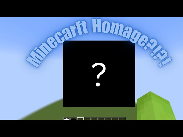 Minecraft Homage to the Best Youtuber