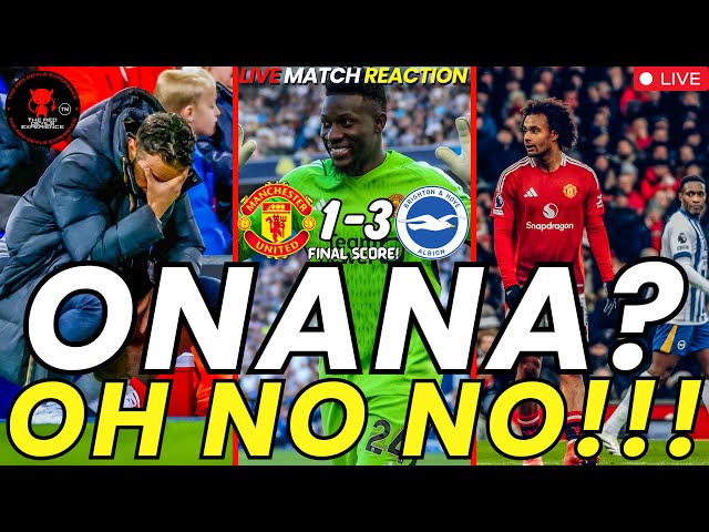 Man United BATTERED AGAIN! | ANOTHER ONANA MISTAKE! | Manchester United 1-3 Brighton Highlights!