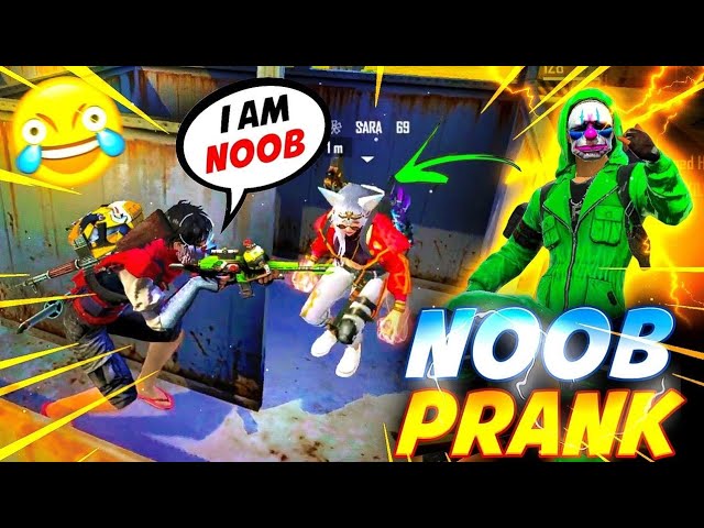 Noob ke sath Prank || Free Fire Gameplay Abuse 🚫 talk #freefire #funny