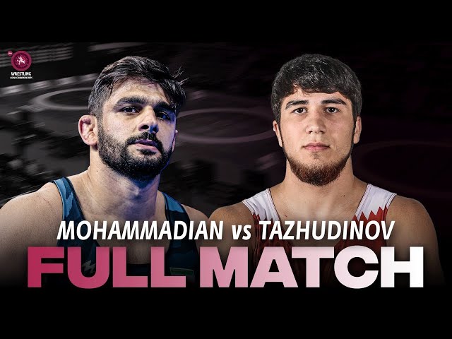 A. TAZHUDINOV (BRN) vs. M. MOHAMMADIAN (IRI) | 2024 Asian Championships | Semi Final | FS 97Kg