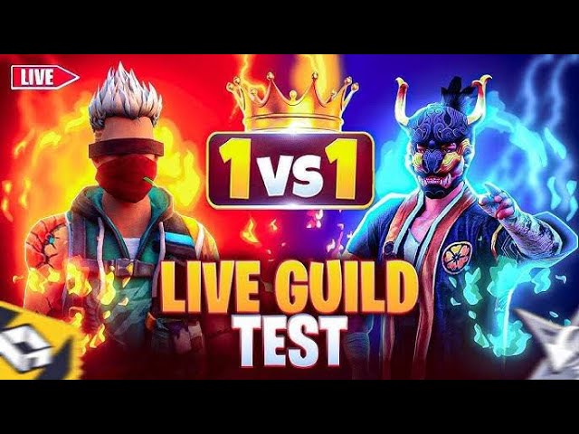 LIVE REACTION AND 1V1 GUILD TEST 😱 CHALLANGING EVERYONE 📈😮‍💨