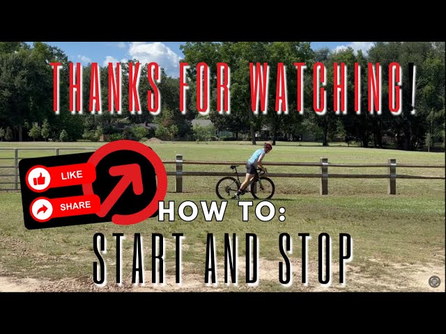 How to Start and Stop on a Bicycle While using Clipless Cycling Pedals