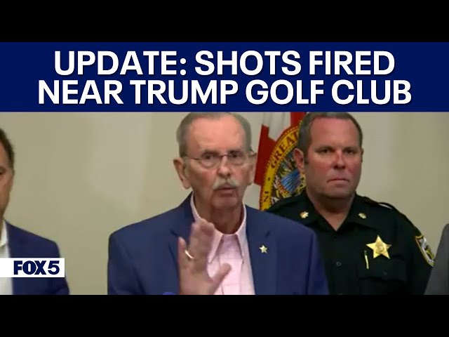 SHOTS FIRED NEAR TRUMP GOLF CLUB