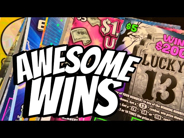 Fives on Friday for the WIN!  Mass Lottery Scratch Off Tickets