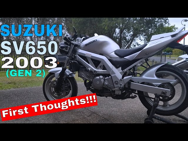 SUZUKI SV650 2003: First Thoughts