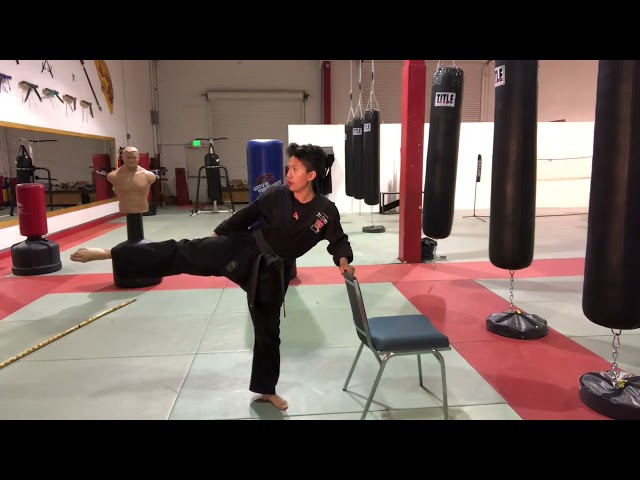 How to Train Balance & Technique behind a kick.