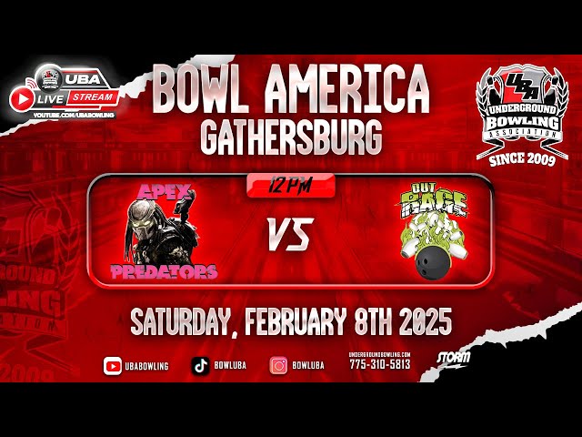 Live UBA Tour Stop | APEX Predators vs Outrage | DMV North District | S15 | Gaithersburg MD