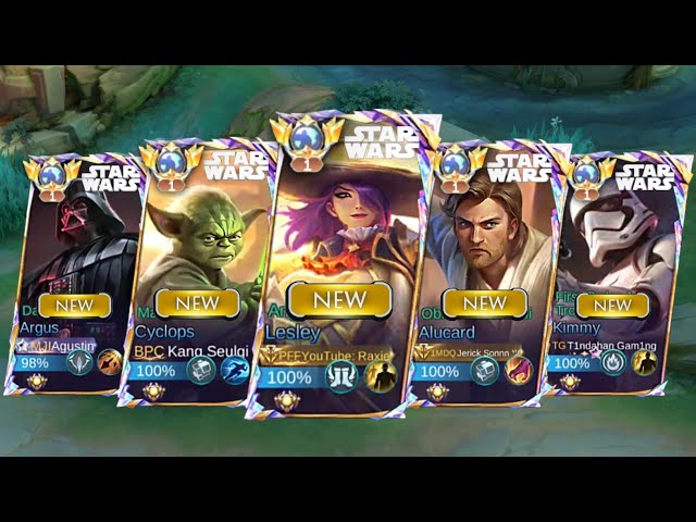 5MAN NEW REVAMP STAR WARS SKIN!!😻✨ (THANKYOU MOONTON!) - MLBB