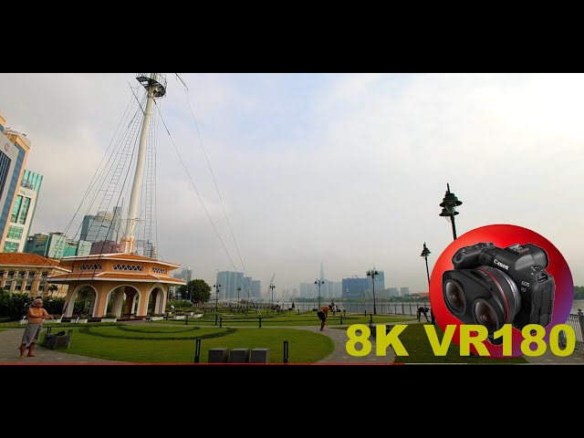 MODERN SAIGON the inner city and locals relax and keep fit 8K 4K VR180 3D (Travel Videos ASMR Music)