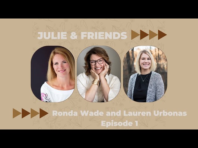 Julie and Friends: Valentines Sketch Challenge / Ronda Wade and Lauren Urbonas