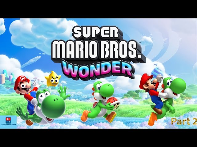 Playing as YOSHI in Super Mario Bros Wonder!!