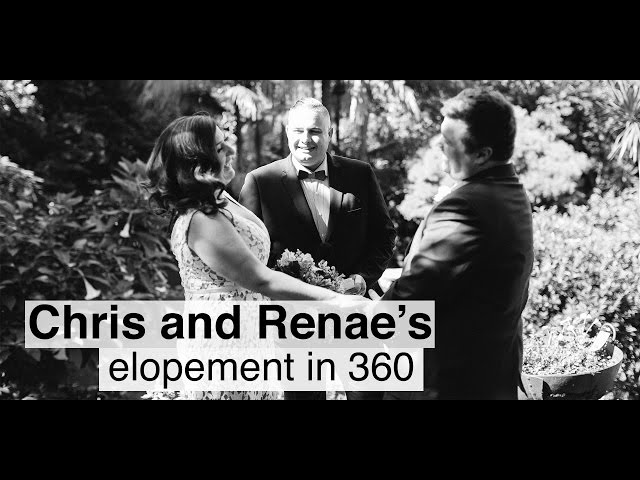 Chris and Renae's elopement in 360