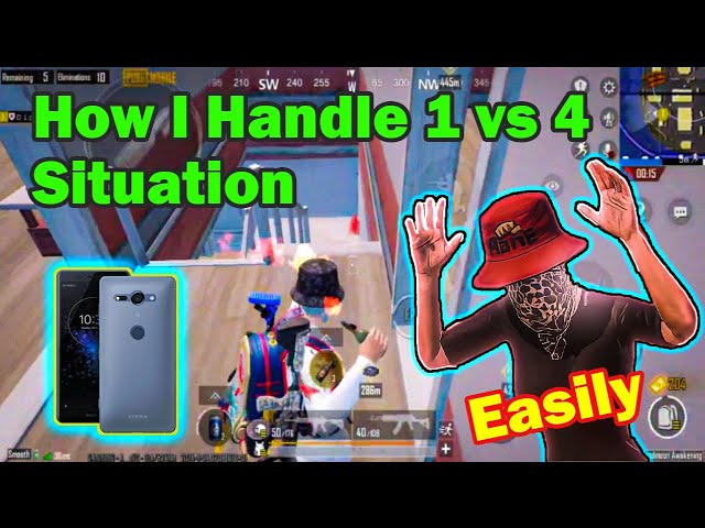 Handle 1vs4 Situation EASILY 🔥 #mobiie #pubgmobile #pubg #handcam #shorts #youtube