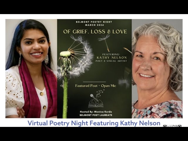 Belmont Poetry Night | March 2024: 'Of Grief, Loss & Love’ | Ft. Kathy Nelson