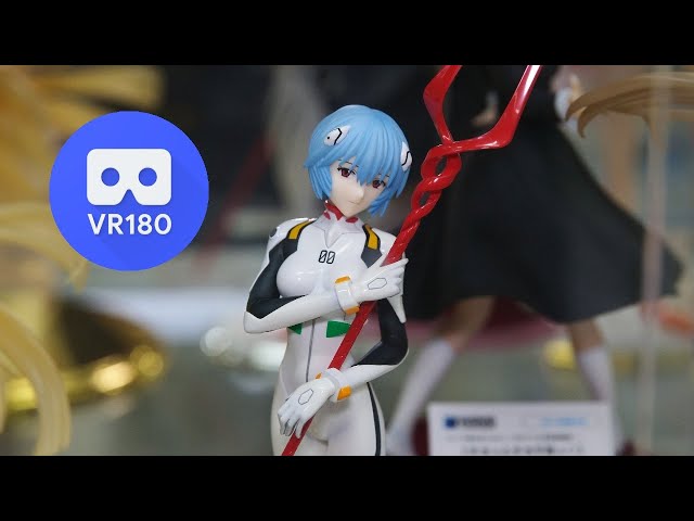 【3D VR180】wave ヱヴァンゲリヲン新劇場版 綾波レイ プラグスーツstyleフィギュアサンプル展示立体視