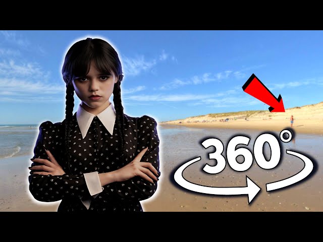 360 Wednesday Addams Finding Challenge #2 But it's 360 degree video | VR 360