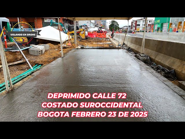 DEPRIMIDO CALLE 72   COSTADO SUROCCIDENTAL    BOGOTA FEBRERO 23 DE 2025