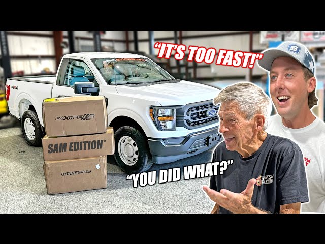 We Supercharged Our Grandpa's Work Truck!!!