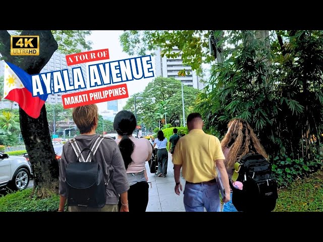 Walking On Makati's Ayala Avenue | The WALL STREET Of The Philippines