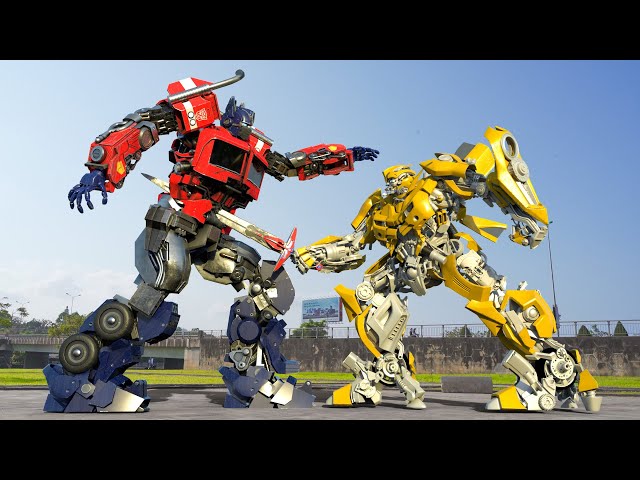 Transformers Rise Of The Beasts | Optimus Prime vs Bumblebee Final Battle | Paramount Pictures [HD]