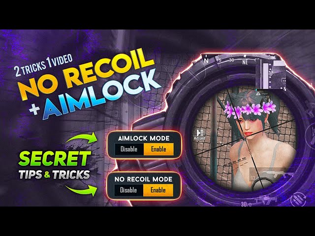 😳 Zero Recoil Secret Trick | Lock Your Aim Like a Pro in PUBG Mobile