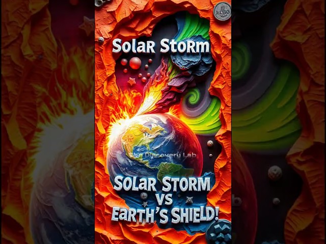 Solar Storm 2025: The Clash with Earth's Magnetic Field! 🌍⚡#sun #earth #space