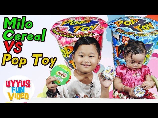 Bikin MILO CEREAL dan Buka POP TOY Dapat hadiah Mainan anak Kekinian