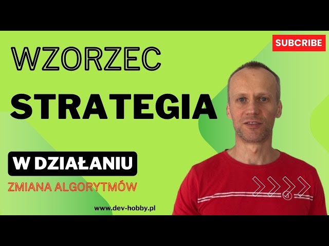 Wzorzec Strategia: Jak Zmienić Sposób Działania Aplikacji w Mgnieniu Oka!