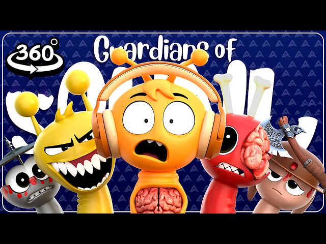 Incredibox Sprunki - Guardians of Sound [Dark Version] (Official Song Music Animation) in 360° VR