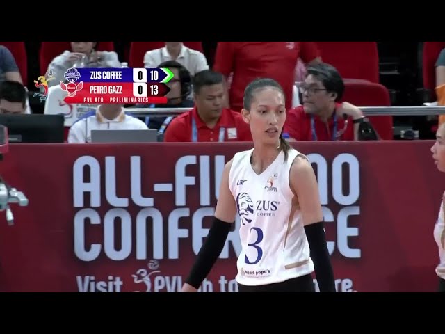 Gamit, Gagate EARLY GRIND for ZUS Coffee vs. Petro Gazz ☕ | 2024-25 PVL All-Filipino Conference