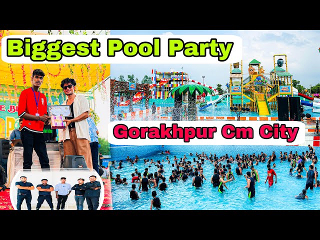 THE BIGGEST POOL PARTY IN GORAKHPUR 😍💞 JUNGLE KAUDIYA FUN WORLD WATER PARK 🏞️