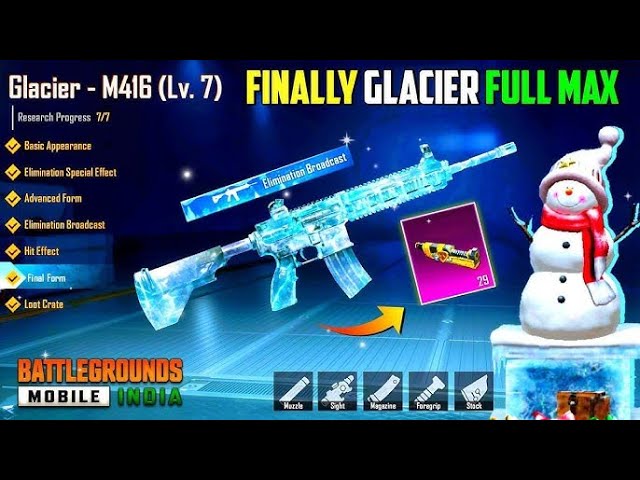 🔥 FINALLY M416 GLACIER FULL MAX | UPGRADE M416 | BGMI LIVE | #bgmi #shortslive #bgmiindia #newupdate