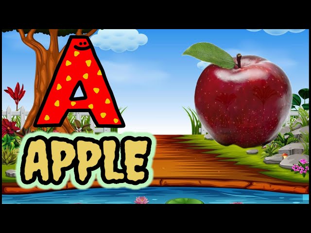 Phonics Song 2 with TWO Words in 3D - A For Airplane - ABC Alphabet Songs & abcd