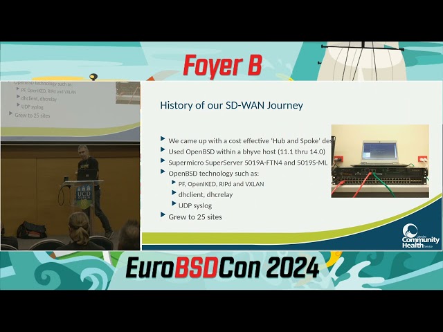 Building a SD-WAN appliance suitable for Australian Health Sector NFP/NGO-JasonTubnor-EuroBSDCon2024