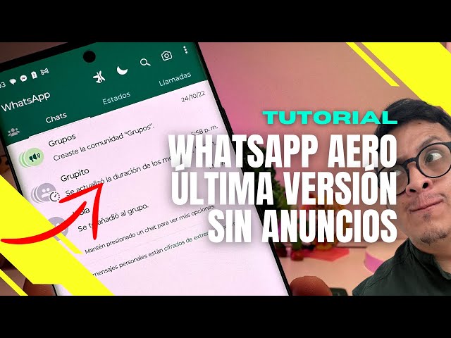 NUEVO WhatsApp AERO 2023: ÚLTIMA VERSIÓN sin anuncios 🔥