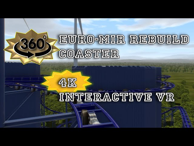 "Euro Mir Rebuild" virtual 3D Roller Coaster in 360° Degree interactive Technology [NoLimits2]