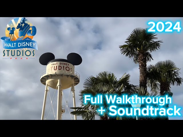 Walt Disney Studios Park (2024) - Full Walkthrough + Soundtrack