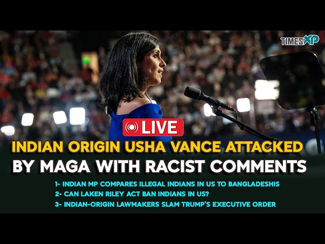 Indian Origin Usha Vance attacked by MAGA with Racist Comments | TimesXP