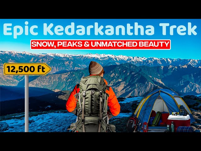 Snow Trekking in Kedarkantha – A Breathtaking Experience | Fez Voy Vlog | 2025