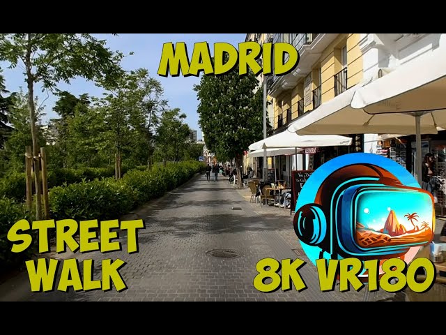 25 Madrid Spain walking from the Royal Palace to Plaza de España 8K 4K VR180 3D Travel