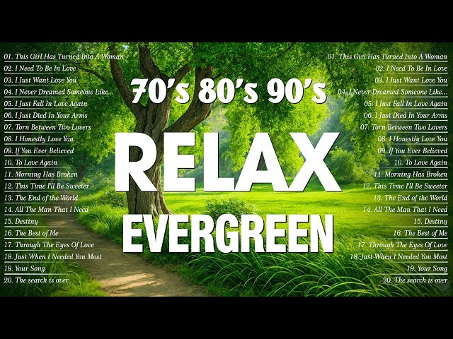 The Best Of Beautiful Relaxing Evergreen Songs Of All Time 🍀 Golden CRUISIN LOVE SONGS with Lyrics